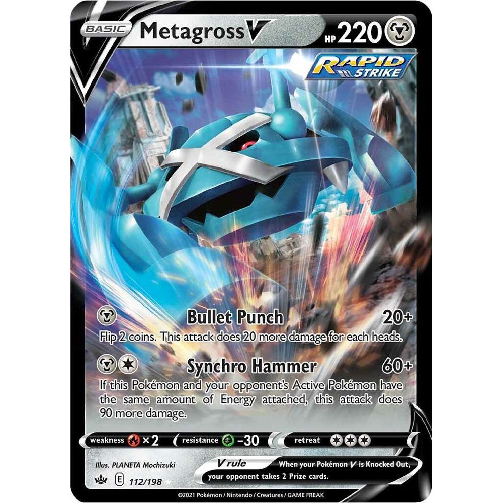 Metagross V - SWSH06: Chilling Reign (SWSH06)