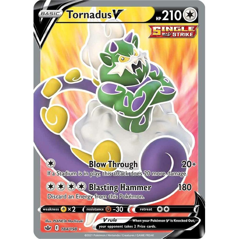 Tornadus V (Full Art) - SWSH06: Chilling Reign (SWSH06)