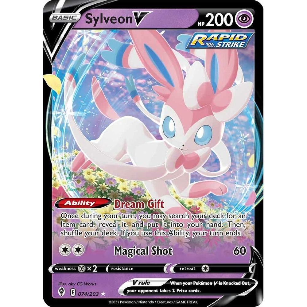 Sylveon V - SWSH07: Evolving Skies (SWSH07)