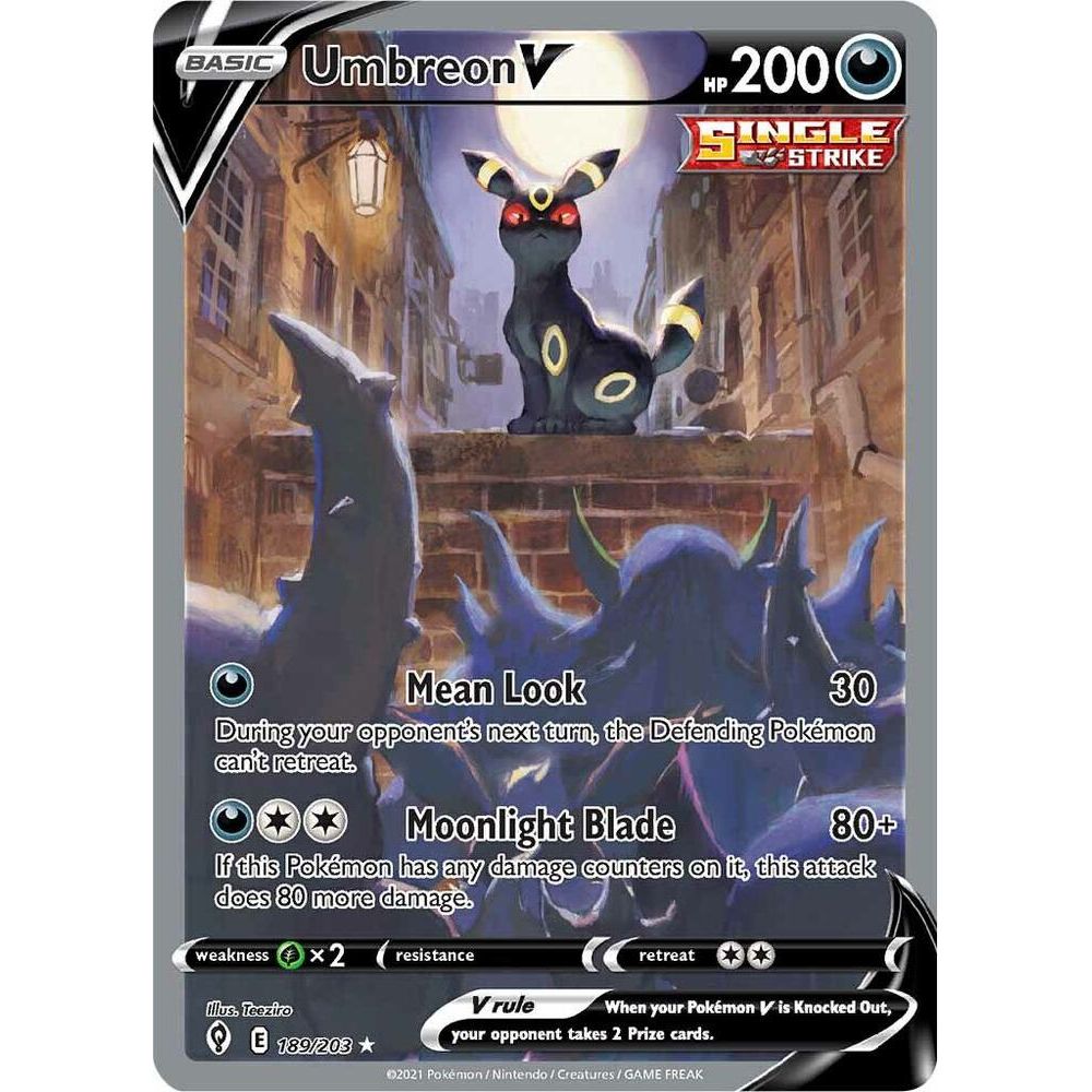Umbreon V (Alternate Full Art) - SWSH07: Evolving Skies (SWSH07)