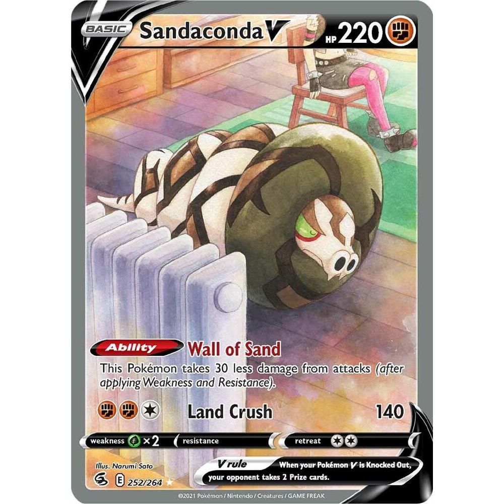 Sandaconda V (Alternate Full Art) - SWSH08: Fusion Strike (SWSH08)