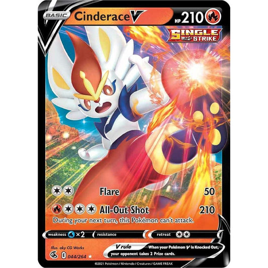 Cinderace V (44) - SWSH08: Fusion Strike (SWSH08)