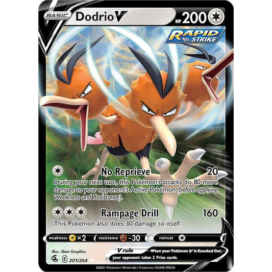Dodrio V - SWSH08: Fusion Strike (SWSH08)