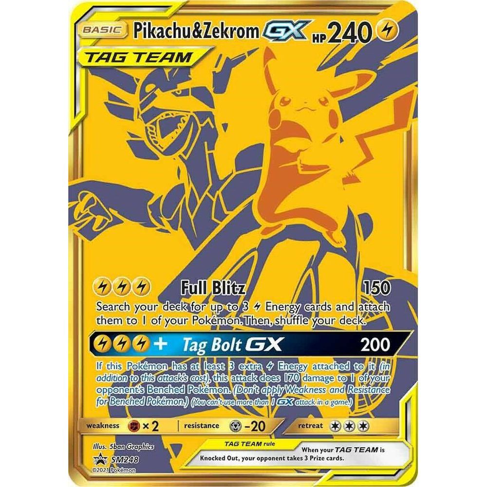 Pikachu & Zekrom GX - SM248 - SM Promos (SMP)