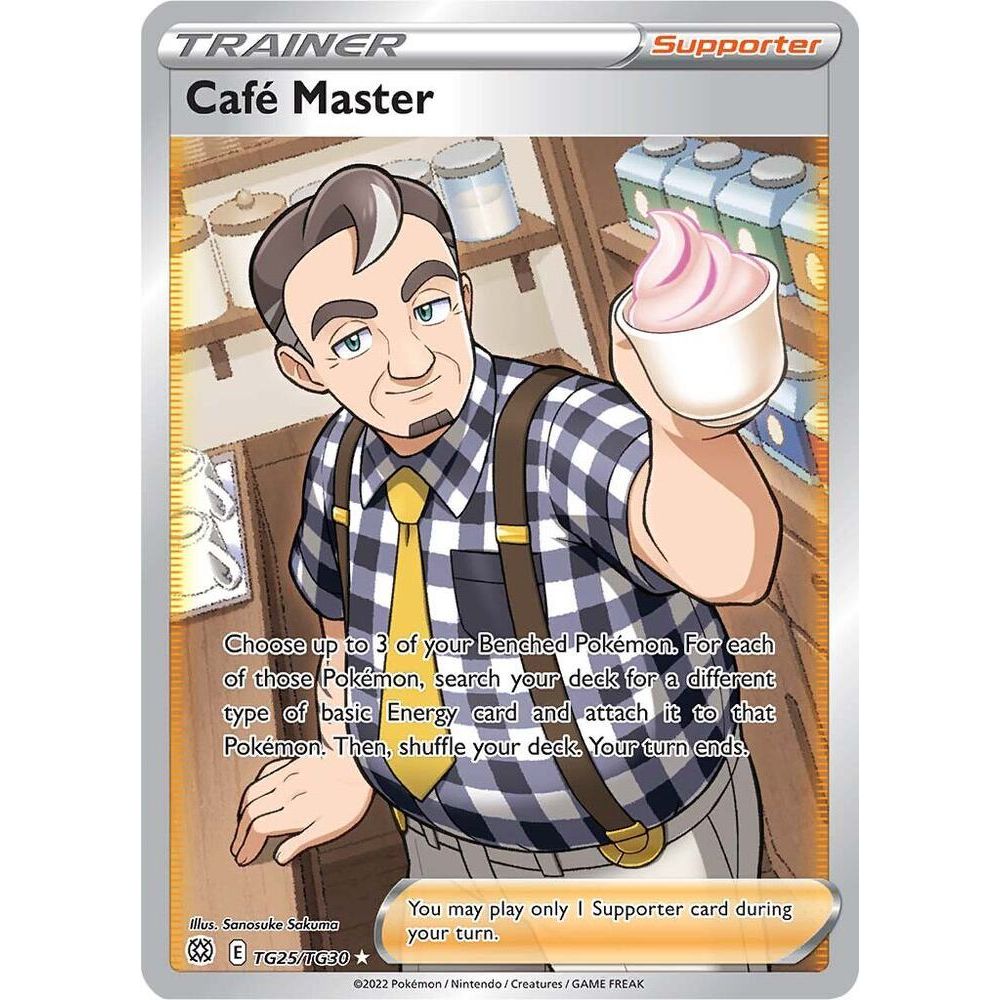 Cafe Master - SWSH09: Brilliant Stars Trainer Gallery (SWSH09:TG)