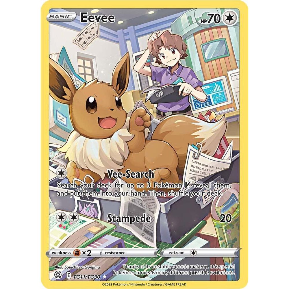 Eevee - SWSH09: Brilliant Stars Trainer Gallery (SWSH09:TG)