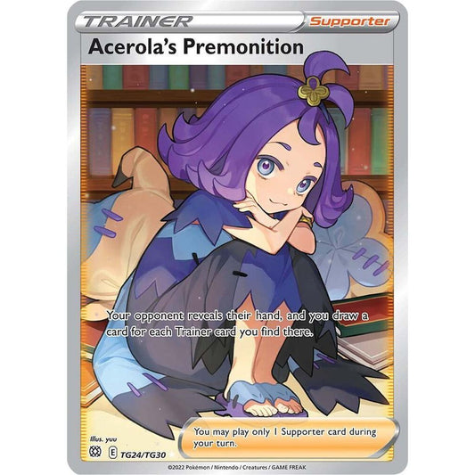 Acerola's Premonition - SWSH09: Brilliant Stars Trainer Gallery (SWSH09:TG)