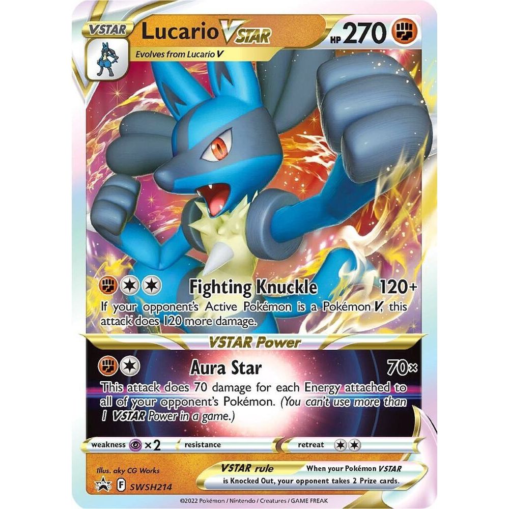 Lucario VSTAR - SWSH214 - SWSH: Sword & Shield Promo Cards (SWSD)