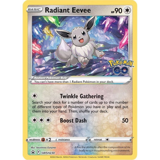 Radiant Eevee - SWSH230 - SWSH: Sword & Shield Promo Cards (SWSD)