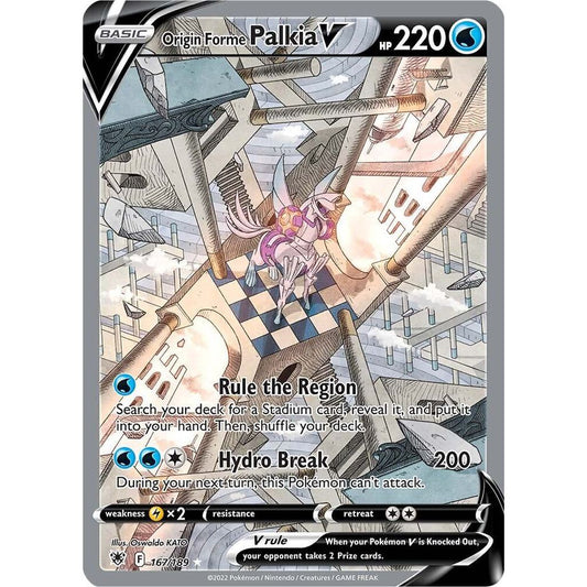 Origin Forme Palkia V (Alternate Full Art) - SWSH10: Astral Radiance (SWSH10) - Good Stav