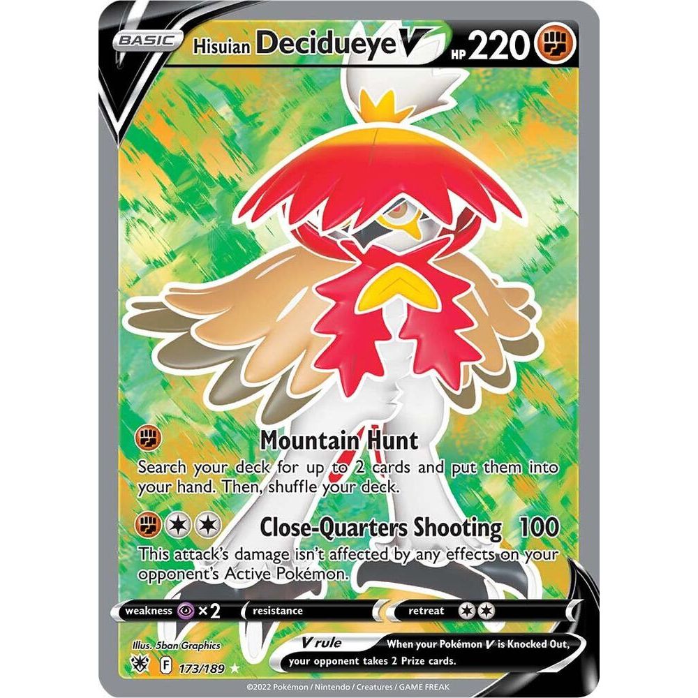 Hisuian Decidueye V (Full Art) - SWSH10: Astral Radiance (SWSH10)