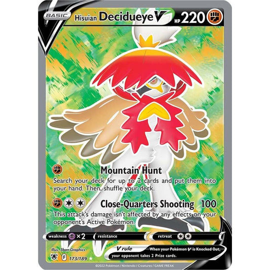 Hisuian Decidueye V (Full Art) - SWSH10: Astral Radiance (SWSH10)