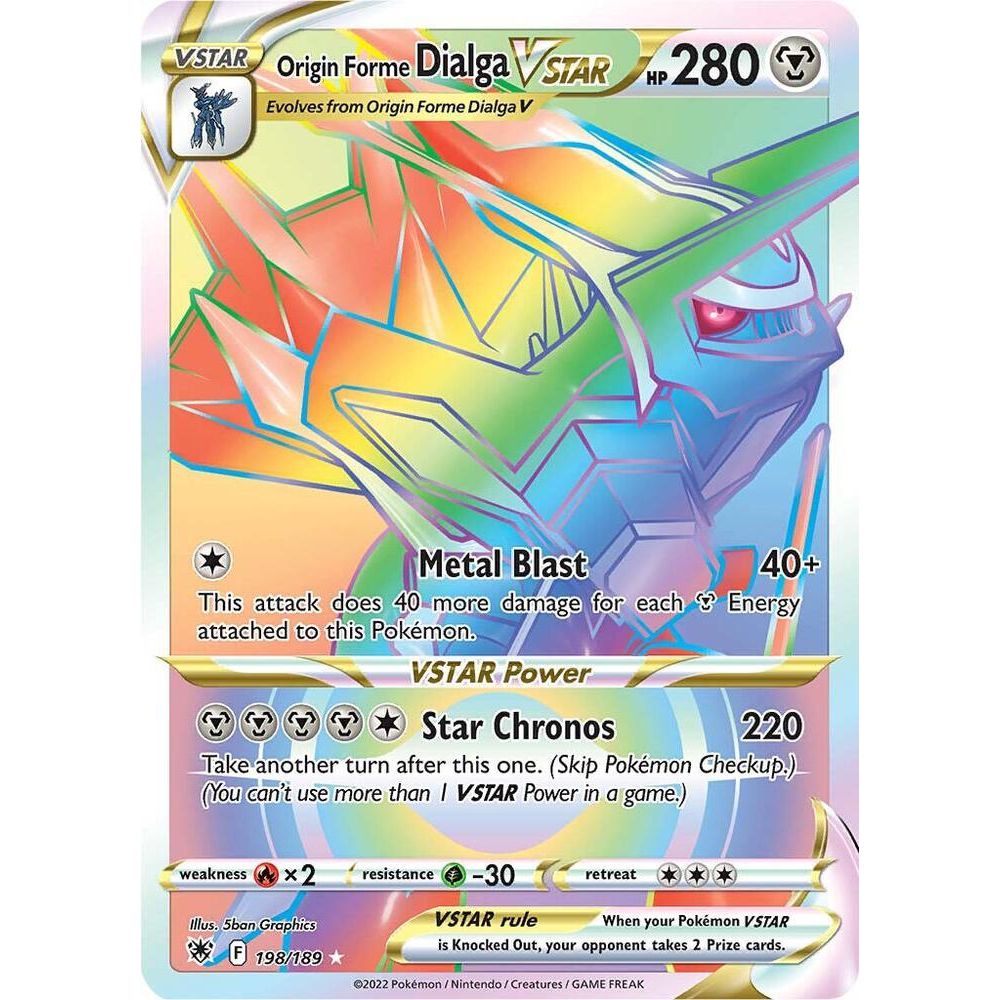 Origin Forme Dialga VSTAR - 198/189 (Secret) - SWSH10: Astral Radiance (SWSH10)