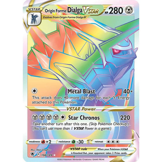 Origin Forme Dialga VSTAR - 198/189 (Secret) - SWSH10: Astral Radiance (SWSH10)