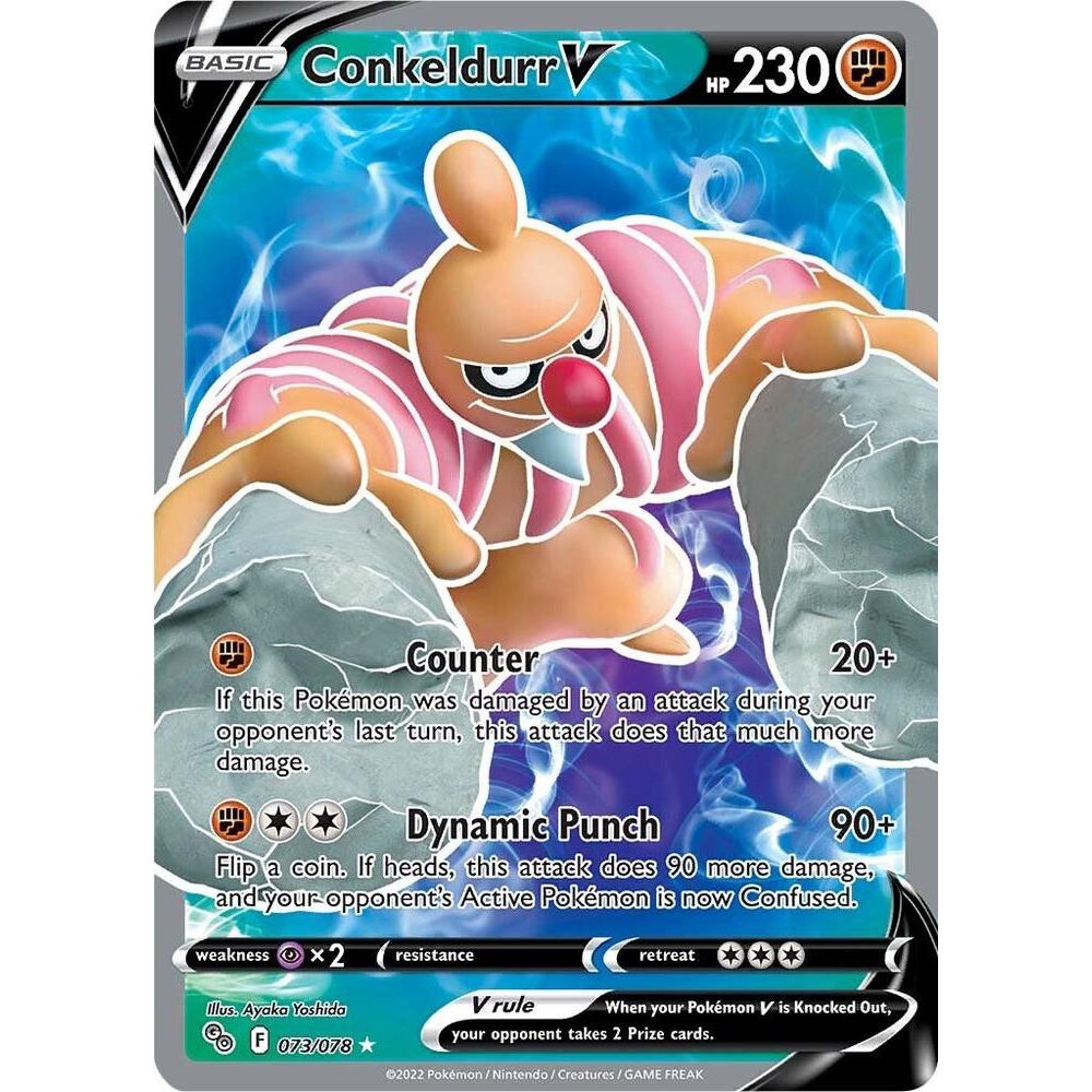 Conkeldurr V (Full Art) - Pokemon GO (PGO)