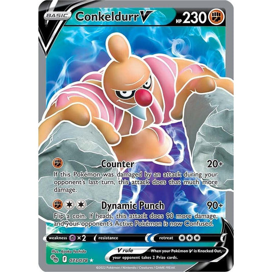 Conkeldurr V (Full Art) - Pokemon GO (PGO)