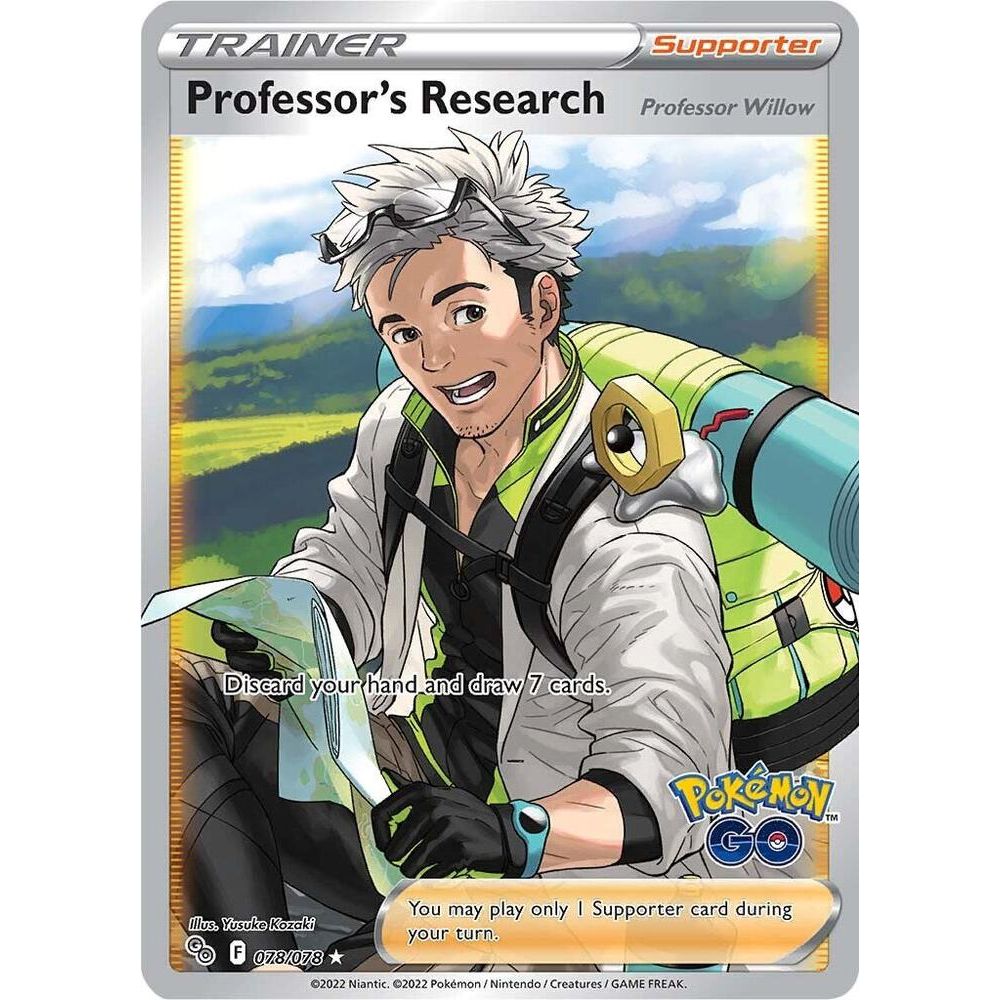 Professor's Research [Professor Willow] (Full Art) - Pokemon GO (PGO)