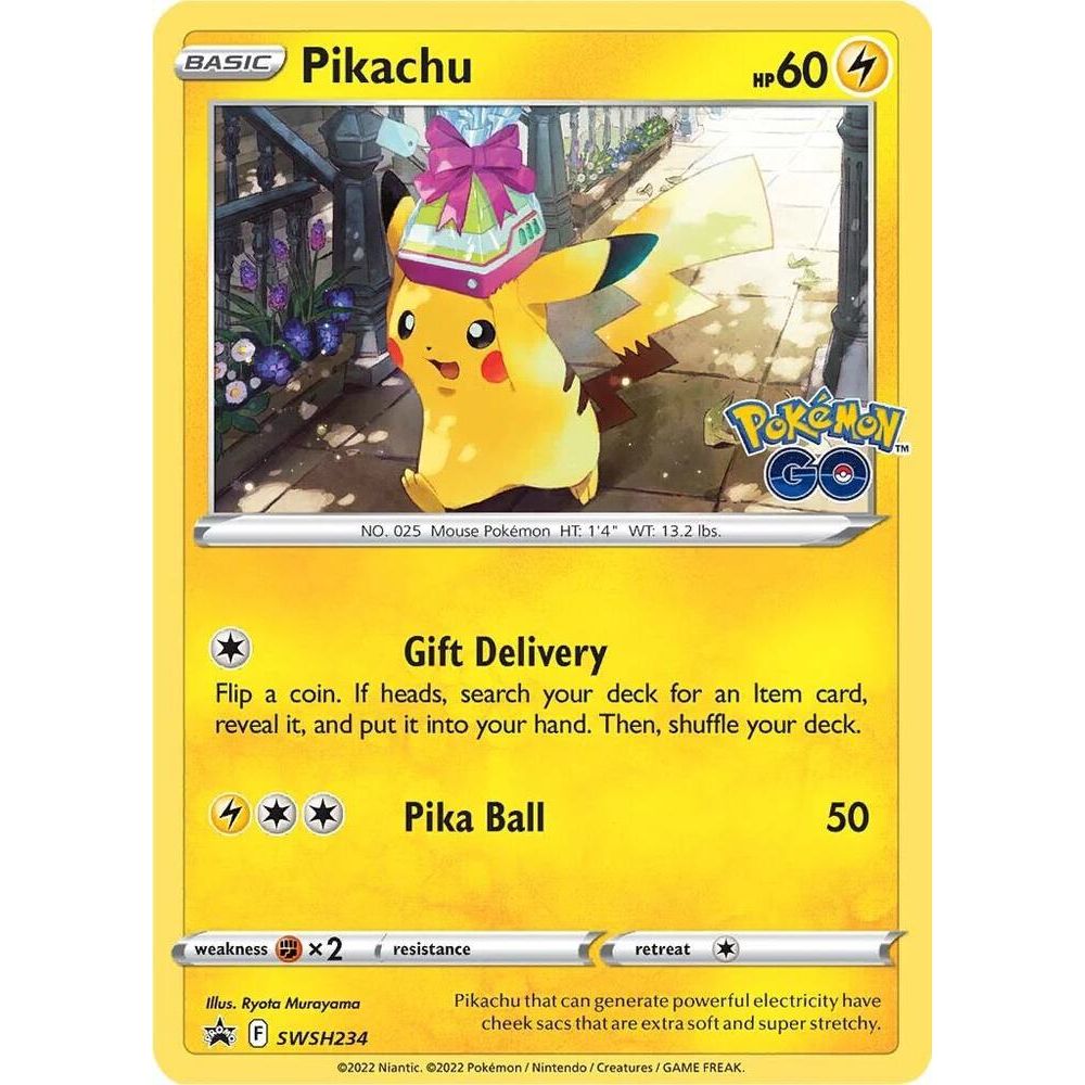 Pikachu - SWSH234 - SWSH: Sword & Shield Promo Cards (SWSD)