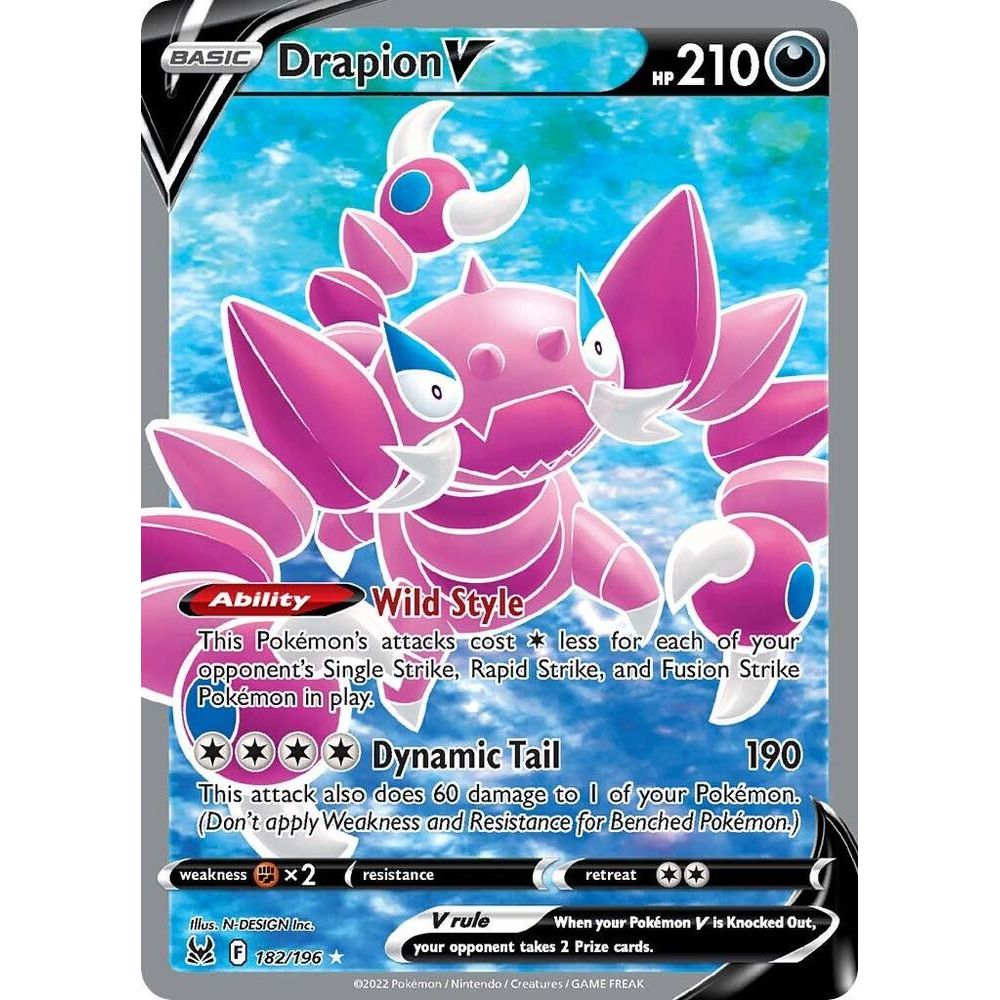 Drapion V (Full Art) - SWSH11: Lost Origin (SWSH11)