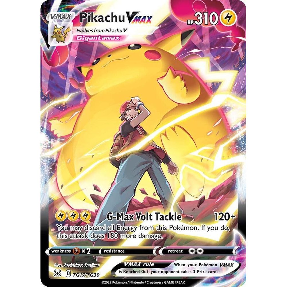 Pikachu VMAX - SWSH11: Lost Origin Trainer Gallery (SWSH11: TG) - Good/ Excellent