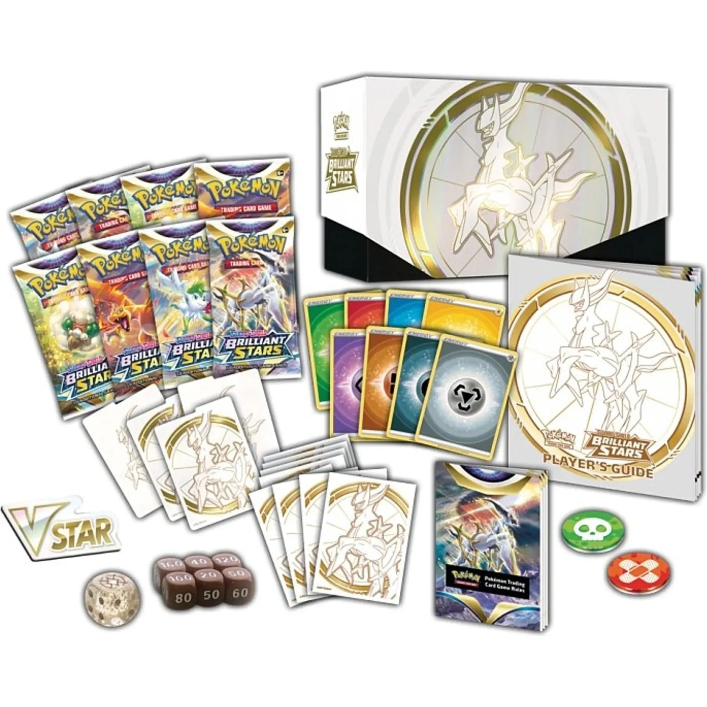 Pokémon TCG: SWSH09 Brilliant Stars - Elite Trainer Box - Pozor mierne poškodný box