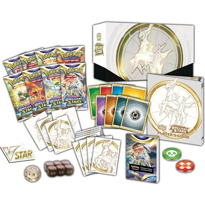 Pokémon TCG: SWSH09 Brilliant Stars - Elite Trainer Box - Pozor mierne poškodný box