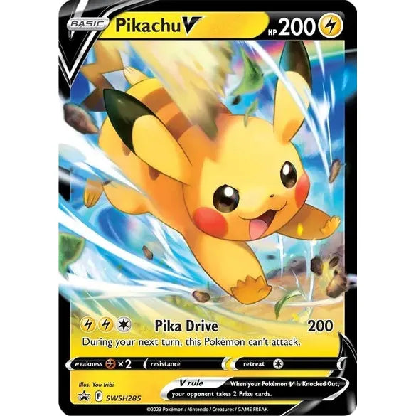 Pikachu V - SWSH285 - SWSH: Sword & Shield Promo Cards (SWSD)