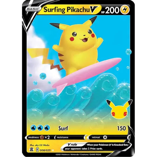 Surfing Pikachu V - Celebrations (CLB)