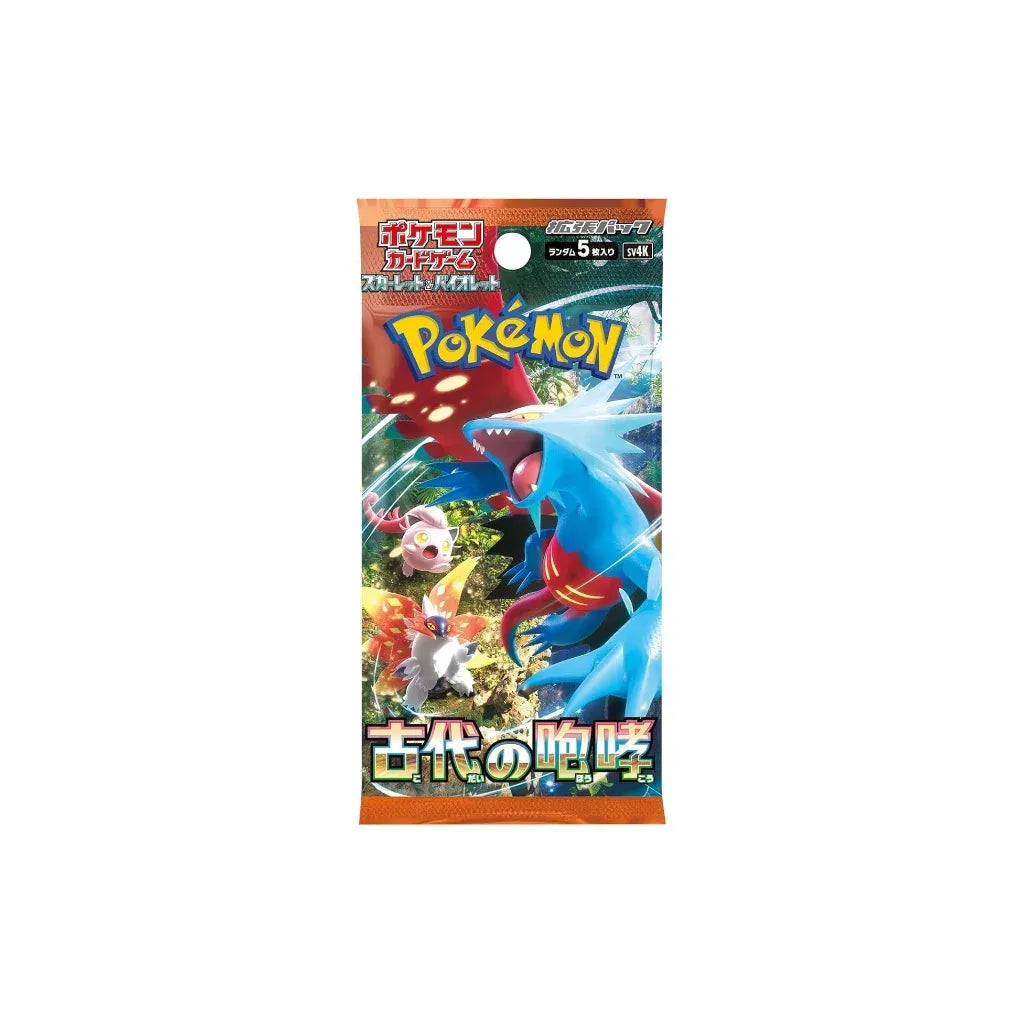 Pokémon Scarlet and Violet Ancient Roar Booster - Japonský