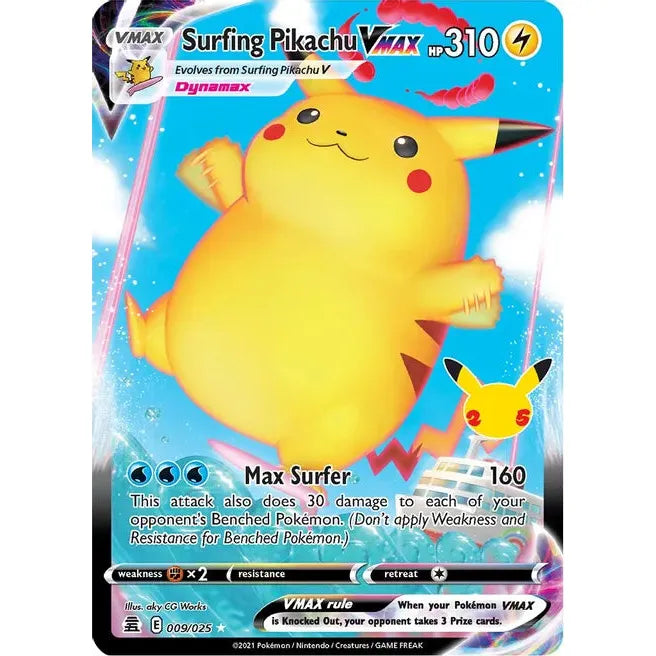 Surfing Pikachu VMAX - Celebrations (CLB)