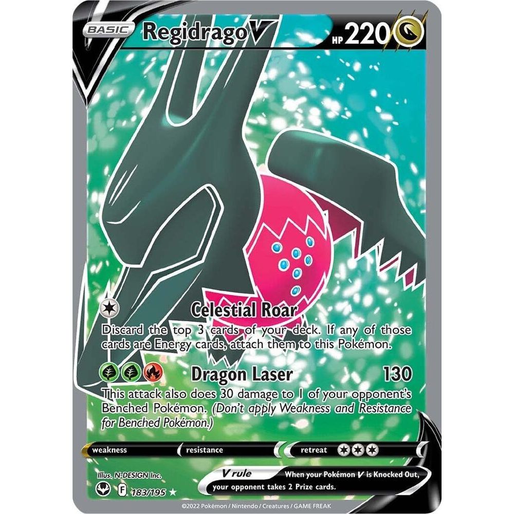 Regidrago V (Full Art) - SWSH12: Silver Tempest (SWSH12)