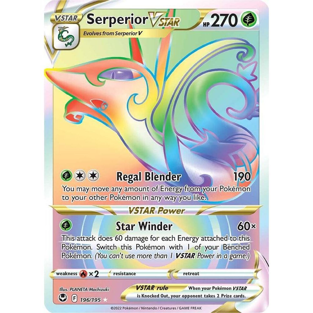 Serperior VSTAR (Secret) - SWSH12: Silver Tempest (SWSH12)