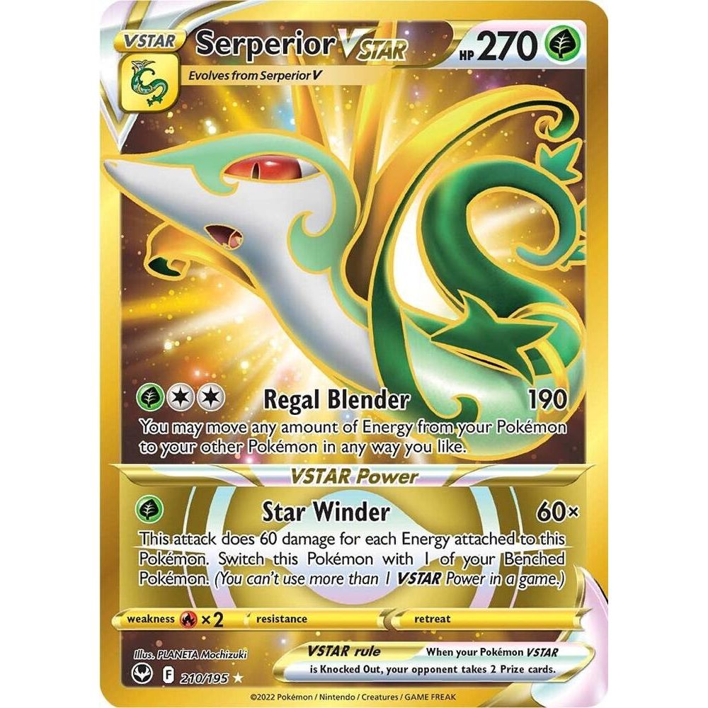 Serperior VSTAR (Secret) (210) - SWSH12: Silver Tempest (SWSH12)