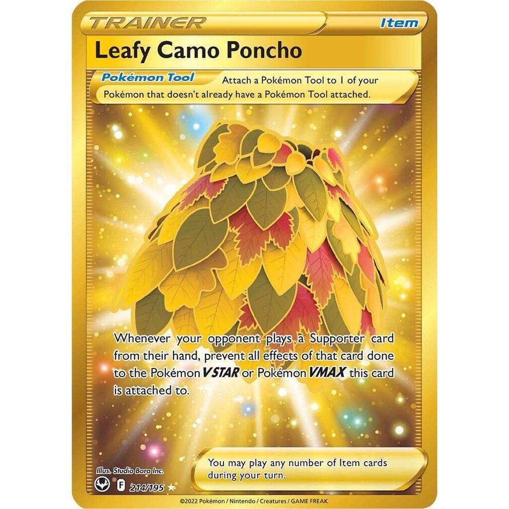 Leafy Camo Poncho (Secret) - SWSH12: Silver Tempest (SWSH12)