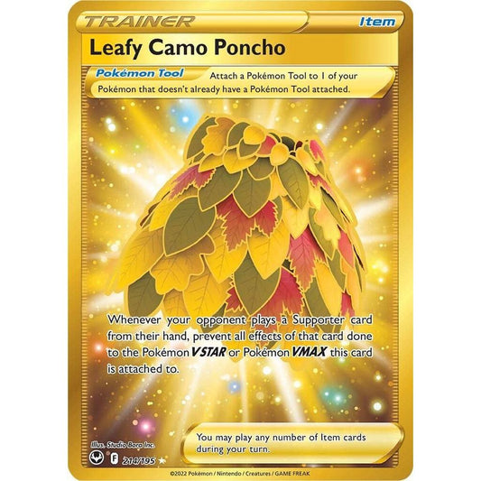 Leafy Camo Poncho (Secret) - SWSH12: Silver Tempest (SWSH12)