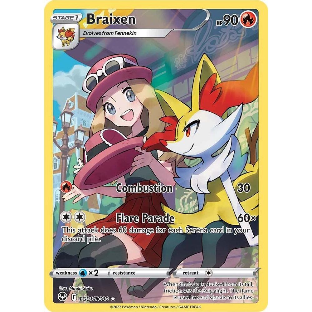 Braixen - SWSH12: Silver Tempest Trainer Gallery (SWSH12: TG)