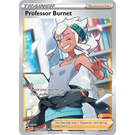 Professor Burnet - SWSH12: Silver Tempest Trainer Gallery (SWSH12: TG)