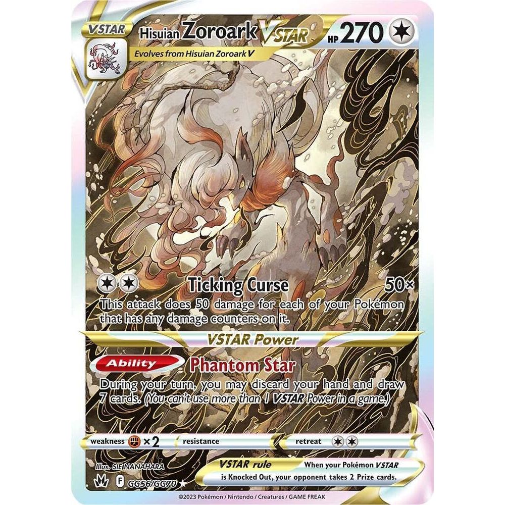 Hisuian Zoroark VSTAR - Crown Zenith: Galarian Gallery (CRZ:GG)