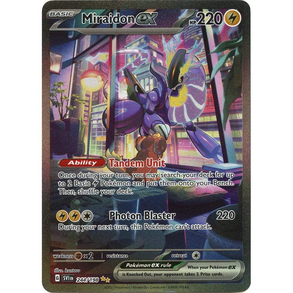 Miraidon ex - 244/198 - SV01: Scarlet & Violet Base Set (SV1)