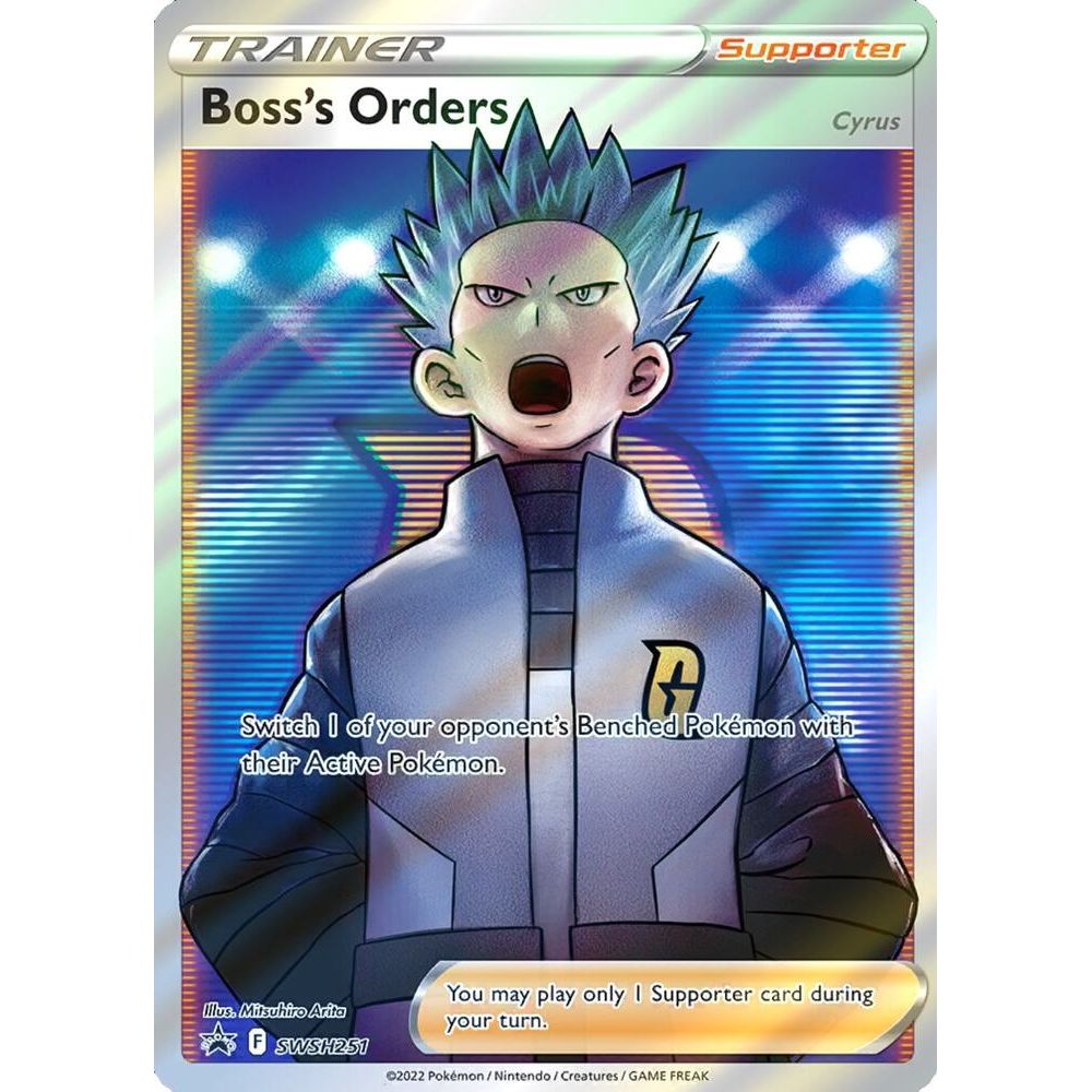 Boss's Orders (Full Art) - SWSH: Sword & Shield Promo Cards (SWSD)