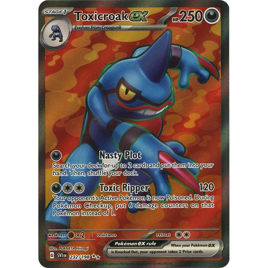 Toxicroak ex - 232/198 - SV01: Scarlet & Violet Base Set (SVI)