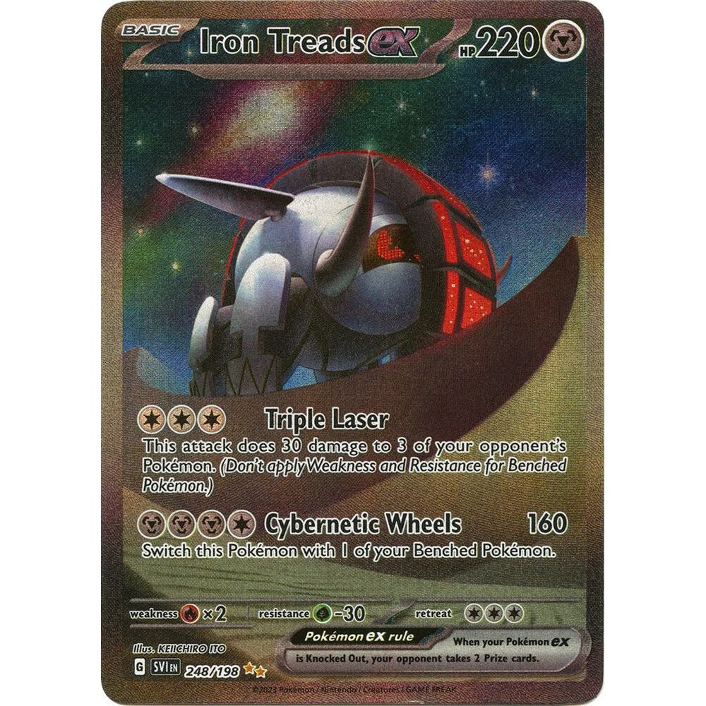 Iron Treads ex - 248/198 - SV01: Scarlet & Violet Base Set (SVI)