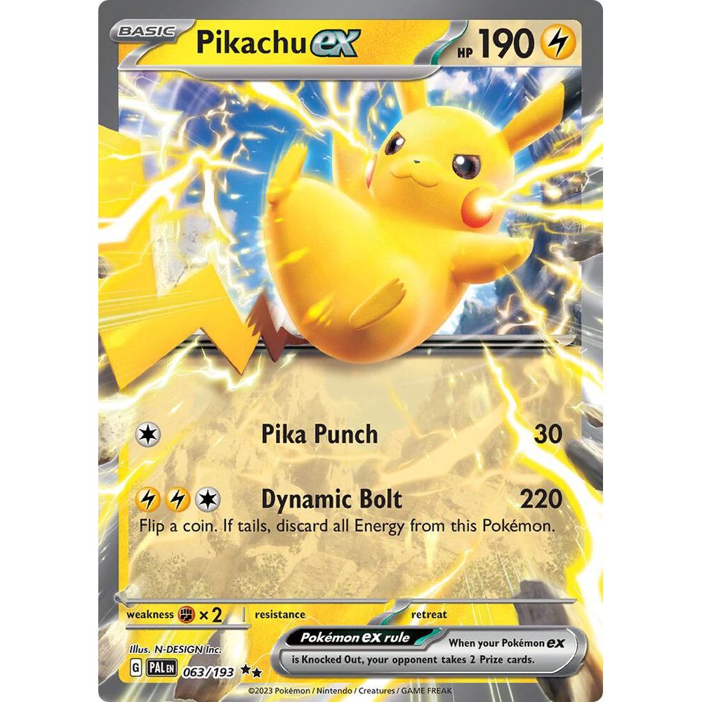Pikachu ex - SV02: Paldea Evolved (PAL)