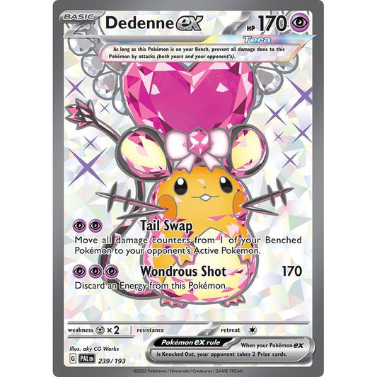 Dedenne ex - 239/193 - SV02: Paldea Evolved (PAL)