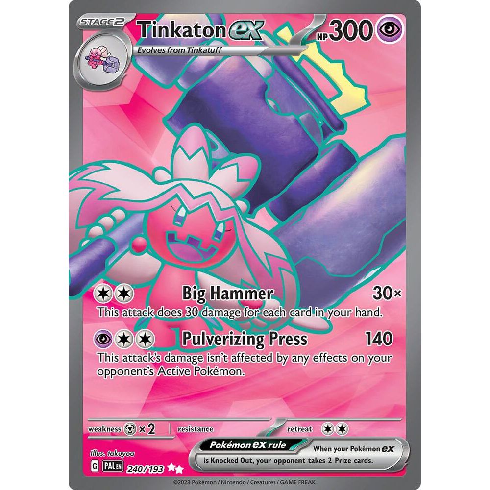 Tinkaton ex - 240/193 - SV02: Paldea Evolved (PAL)