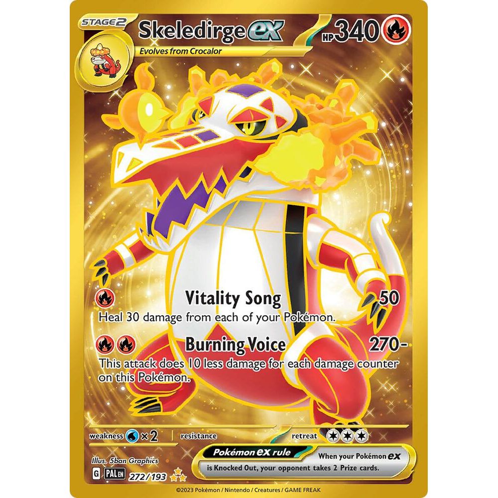 Skeledirge ex - 272/193 - SV02: Paldea Evolved (PAL)