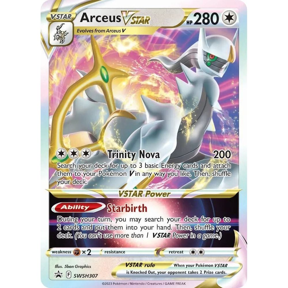 Arceus VSTAR - SWSH307 - SWSH: Sword & Shield Promo Cards (SWSD)