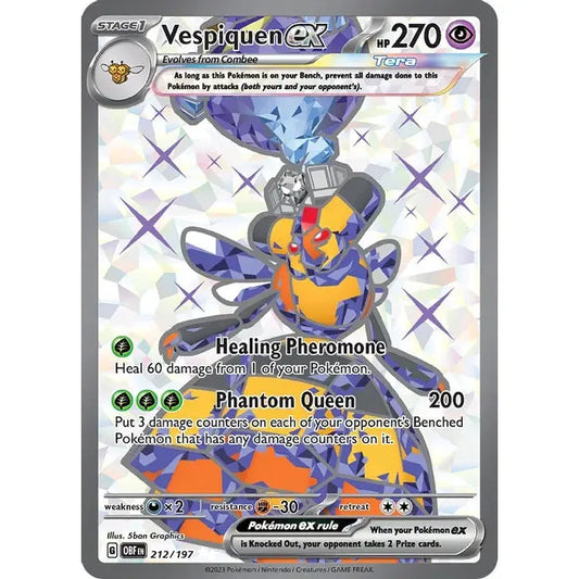 Vespiquen ex - 212/197 - SV03: Obsidian Flames (SV03)