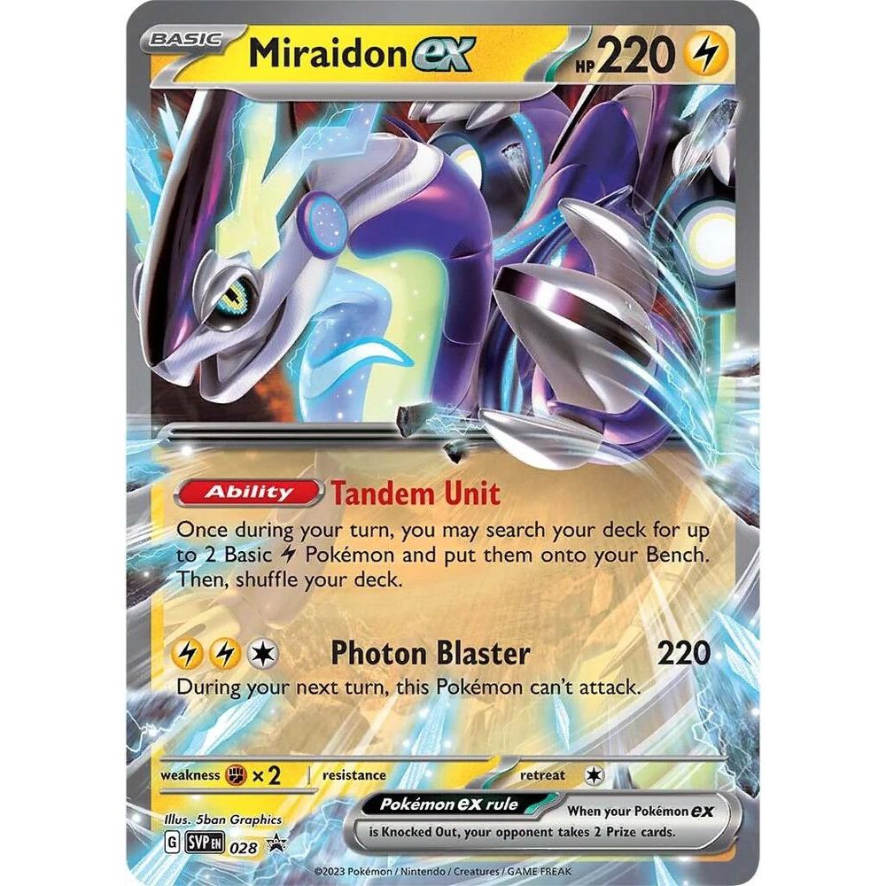 Miraidon ex - 028 - SV: Scarlet & Violet Promo Cards (SVP)