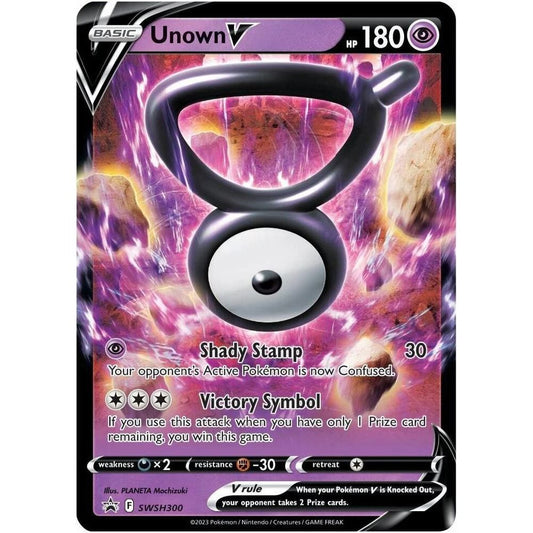 Unown V - SWSH300 - SWSH: Sword & Shield Promo Cards (SWSD)